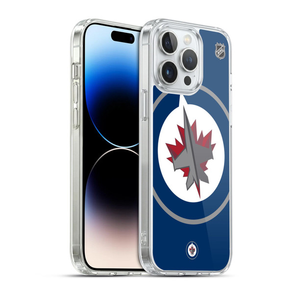 NHL Winnipeg Jets Oversized Soft Gel Case for Apple iPhone 14 Pro Max & MagSafe