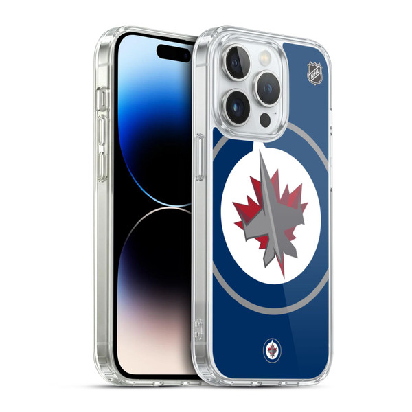NHL Winnipeg Jets Oversized Soft Gel Case for Apple iPhone 14 Pro & MagSafe