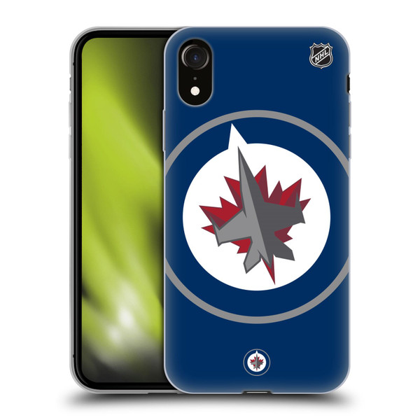NHL Winnipeg Jets Oversized Soft Gel Case for Apple iPhone XR