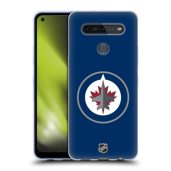 NHL Winnipeg Jets Plain Soft Gel Case for LG K51S