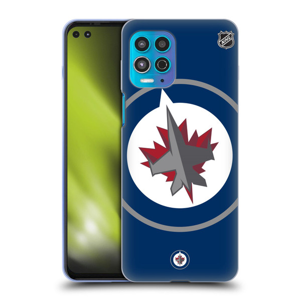 NHL Winnipeg Jets Oversized Soft Gel Case for Motorola Moto G100