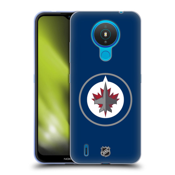 NHL Winnipeg Jets Plain Soft Gel Case for Nokia 1.4