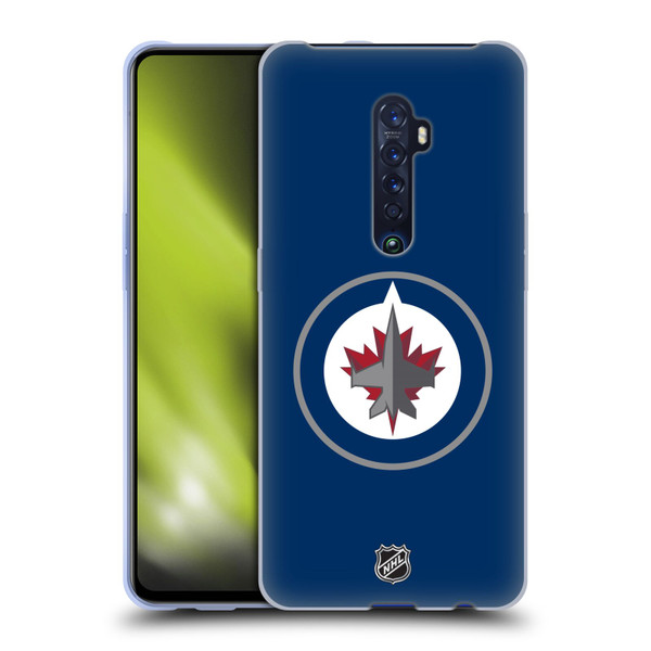NHL Winnipeg Jets Plain Soft Gel Case for OPPO Reno 2