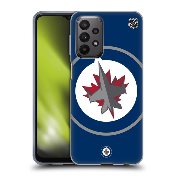 NHL Winnipeg Jets Oversized Soft Gel Case for Samsung Galaxy A23 / 5G (2022)