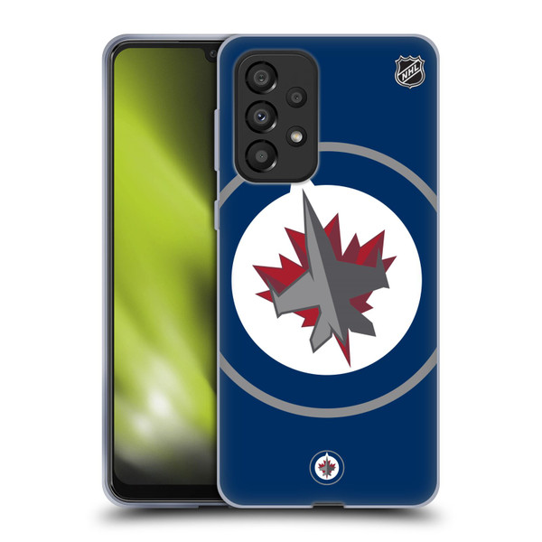 NHL Winnipeg Jets Oversized Soft Gel Case for Samsung Galaxy A33 5G (2022)