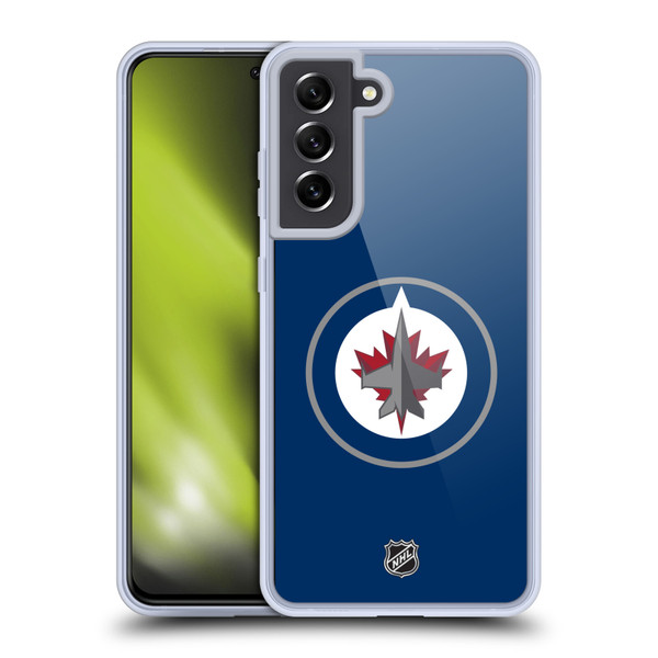NHL Winnipeg Jets Plain Soft Gel Case for Samsung Galaxy S21 FE 5G
