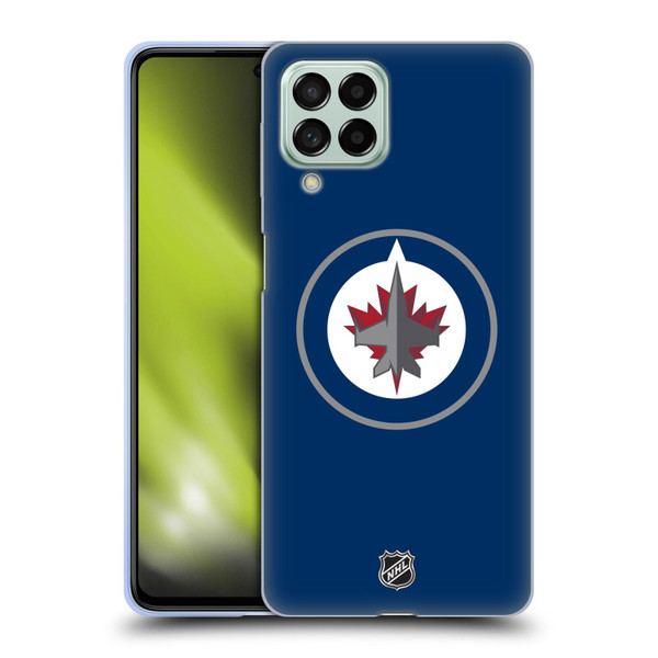 NHL Winnipeg Jets Plain Soft Gel Case for Samsung Galaxy M53 (2022)