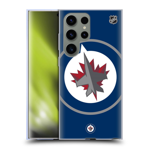 NHL Winnipeg Jets Oversized Soft Gel Case for Samsung Galaxy S23 Ultra 5G
