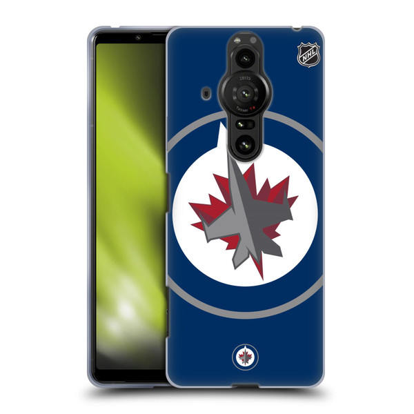 NHL Winnipeg Jets Oversized Soft Gel Case for Sony Xperia Pro-I