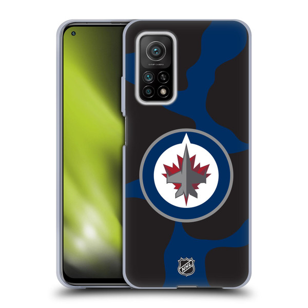 NHL Winnipeg Jets Cow Pattern Soft Gel Case for Xiaomi Mi 10T 5G