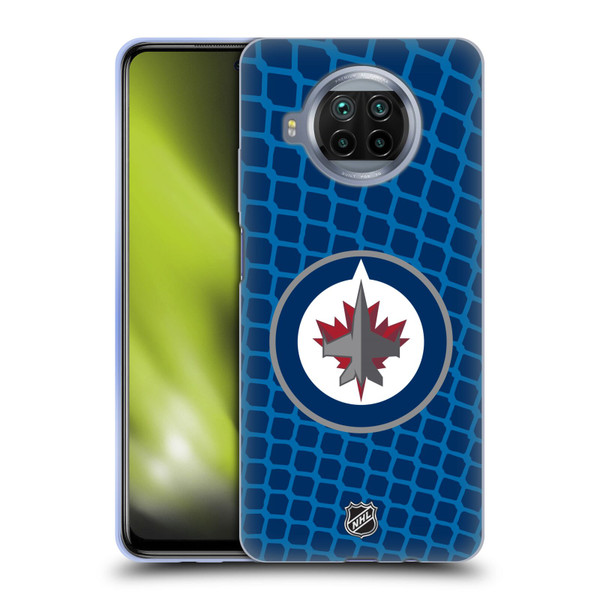 NHL Winnipeg Jets Net Pattern Soft Gel Case for Xiaomi Mi 10T Lite 5G
