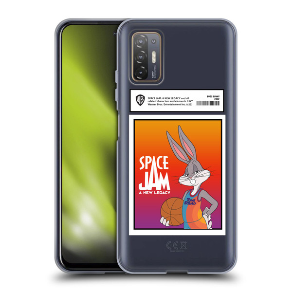 Space Jam: A New Legacy Graphics Bugs Bunny Card Soft Gel Case for HTC Desire 21 Pro 5G