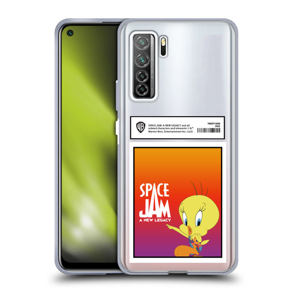 Space Jam: A New Legacy Graphics Tweety Bird Card Soft Gel Case for Huawei Nova 7 SE/P40 Lite 5G