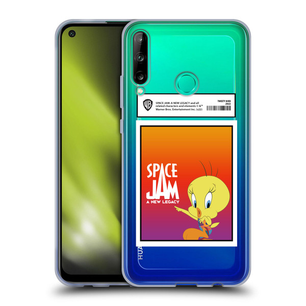 Space Jam: A New Legacy Graphics Tweety Bird Card Soft Gel Case for Huawei P40 lite E