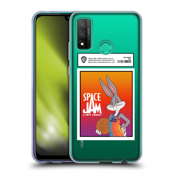 Space Jam: A New Legacy Graphics Bugs Bunny Card Soft Gel Case for Huawei P Smart (2020)