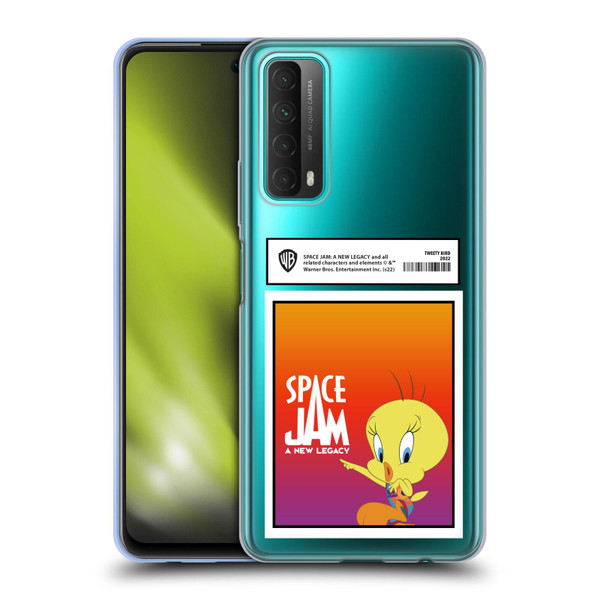 Space Jam: A New Legacy Graphics Tweety Bird Card Soft Gel Case for Huawei P Smart (2021)