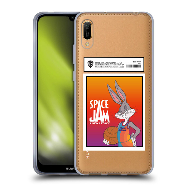 Space Jam: A New Legacy Graphics Bugs Bunny Card Soft Gel Case for Huawei Y6 Pro (2019)