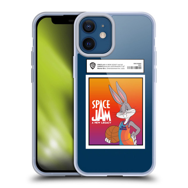 Space Jam: A New Legacy Graphics Bugs Bunny Card Soft Gel Case for Apple iPhone 12 Mini
