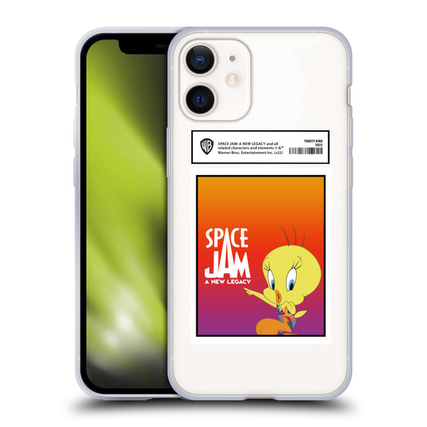 Space Jam: A New Legacy Graphics Tweety Bird Card Soft Gel Case for Apple iPhone 12 Mini
