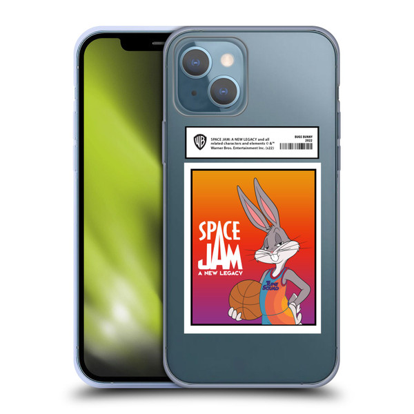 Space Jam: A New Legacy Graphics Bugs Bunny Card Soft Gel Case for Apple iPhone 13