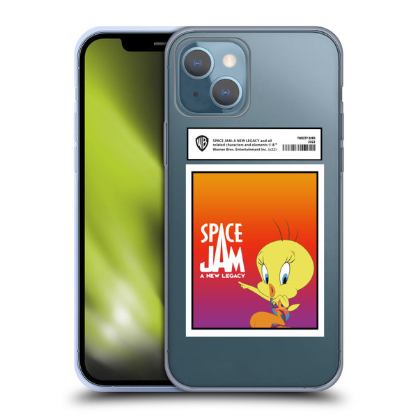 Space Jam: A New Legacy Graphics Tweety Bird Card Soft Gel Case for Apple iPhone 13