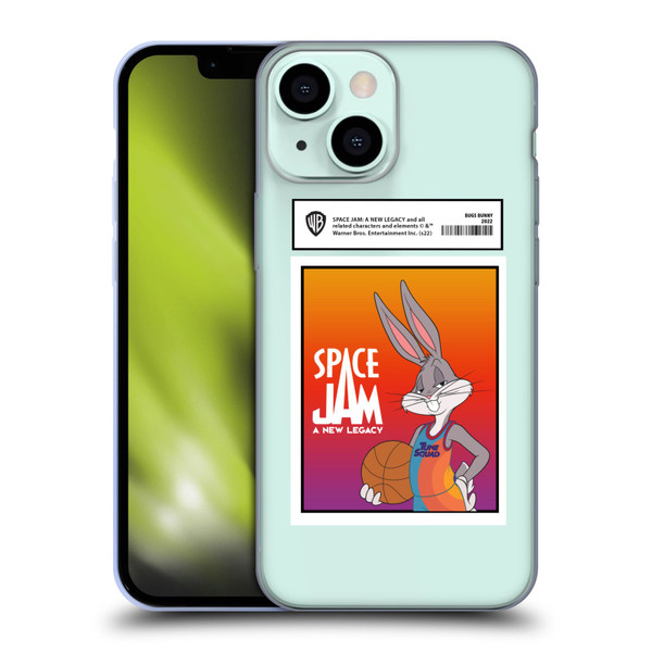 Space Jam: A New Legacy Graphics Bugs Bunny Card Soft Gel Case for Apple iPhone 13 Mini