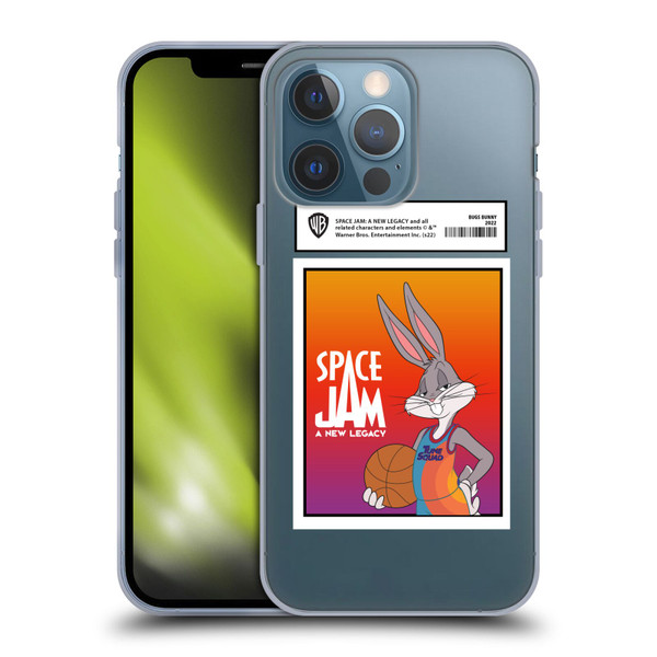 Space Jam: A New Legacy Graphics Bugs Bunny Card Soft Gel Case for Apple iPhone 13 Pro