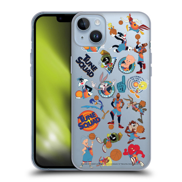 Space Jam: A New Legacy Graphics Squad Soft Gel Case for Apple iPhone 14 Plus