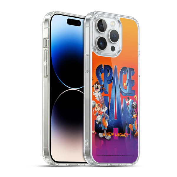 Space Jam: A New Legacy Graphics Poster Soft Gel Case for Apple iPhone 14 Pro Max & MagSafe