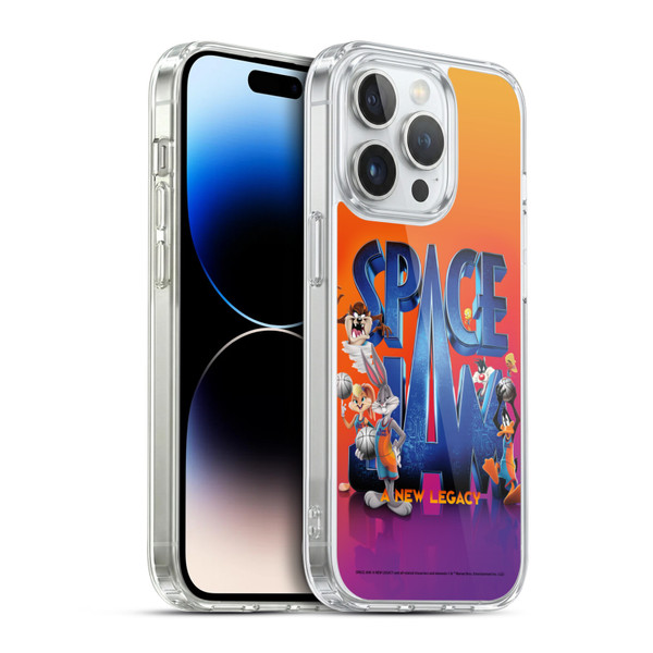 Space Jam: A New Legacy Graphics Poster Soft Gel Case for Apple iPhone 14 Pro & MagSafe