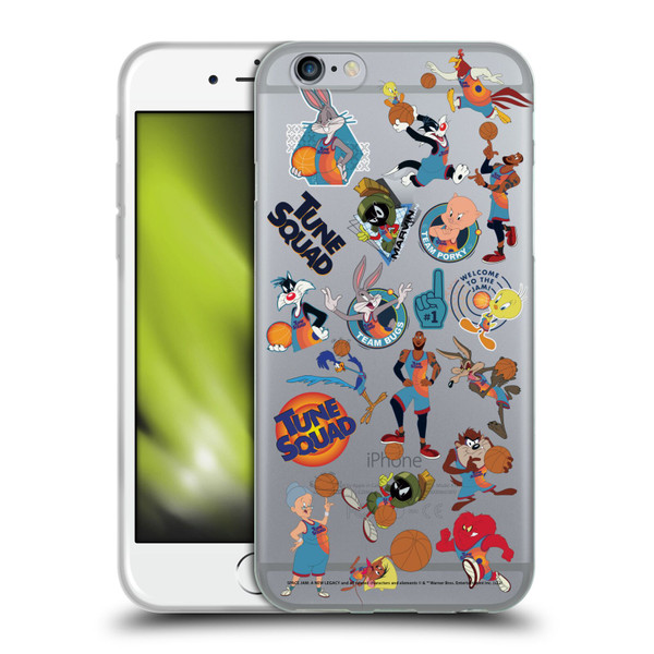 Space Jam: A New Legacy Graphics Squad Soft Gel Case for Apple iPhone 6 / iPhone 6s