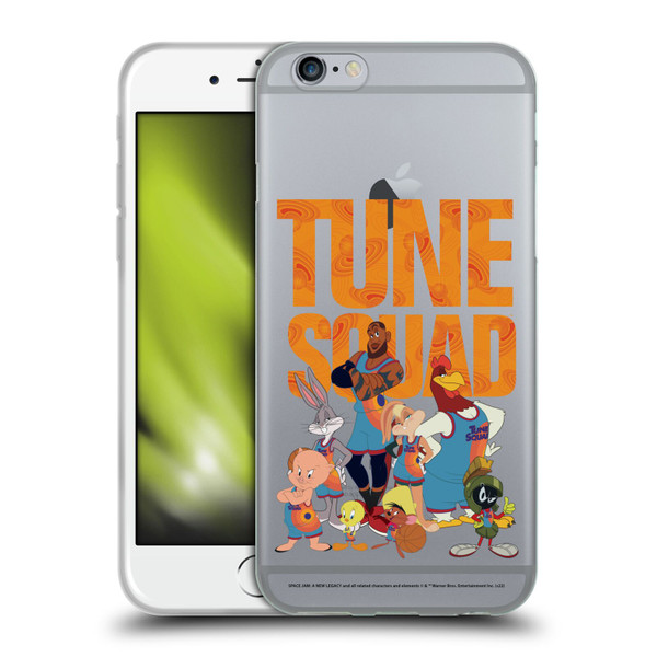Space Jam: A New Legacy Graphics Tune Squad Soft Gel Case for Apple iPhone 6 / iPhone 6s