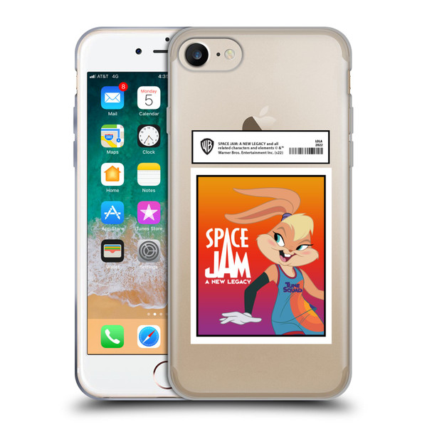 Space Jam: A New Legacy Graphics Lola Card Soft Gel Case for Apple iPhone 7 / 8 / SE 2020 & 2022