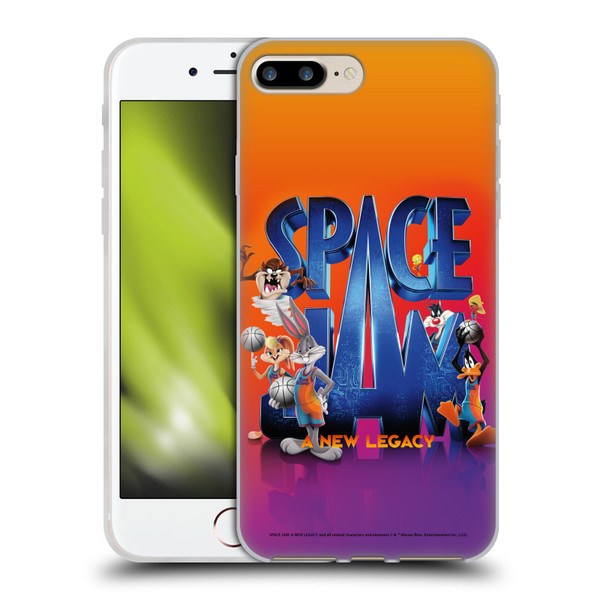 Space Jam: A New Legacy Graphics Poster Soft Gel Case for Apple iPhone 7 Plus / iPhone 8 Plus