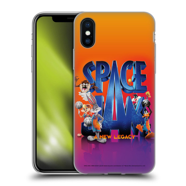 Space Jam: A New Legacy Graphics Poster Soft Gel Case for Apple iPhone X / iPhone XS