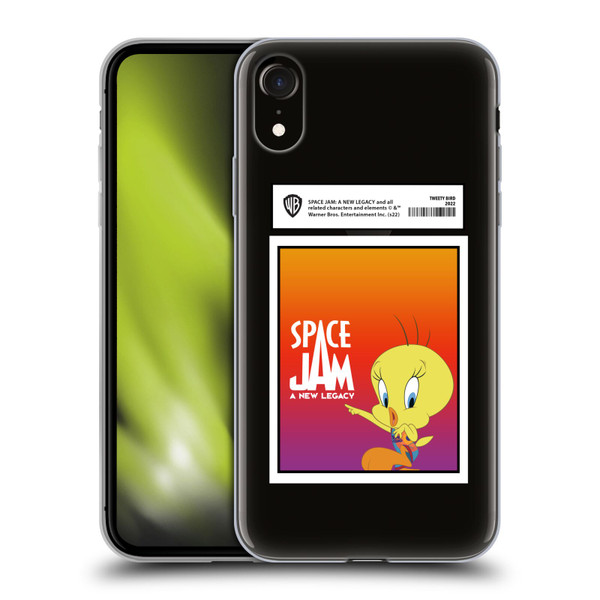 Space Jam: A New Legacy Graphics Tweety Bird Card Soft Gel Case for Apple iPhone XR