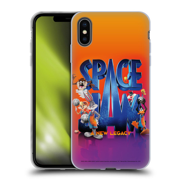 Space Jam: A New Legacy Graphics Poster Soft Gel Case for Apple iPhone XS Max