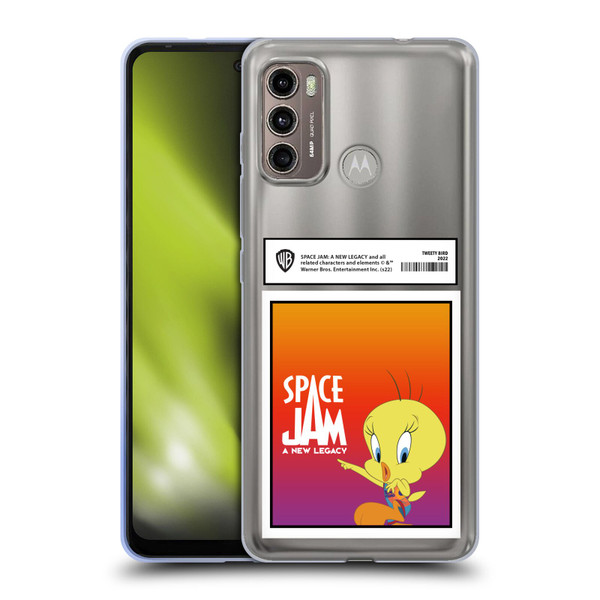 Space Jam: A New Legacy Graphics Tweety Bird Card Soft Gel Case for Motorola Moto G60 / Moto G40 Fusion