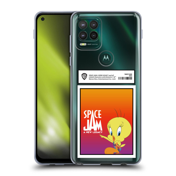 Space Jam: A New Legacy Graphics Tweety Bird Card Soft Gel Case for Motorola Moto G Stylus 5G 2021