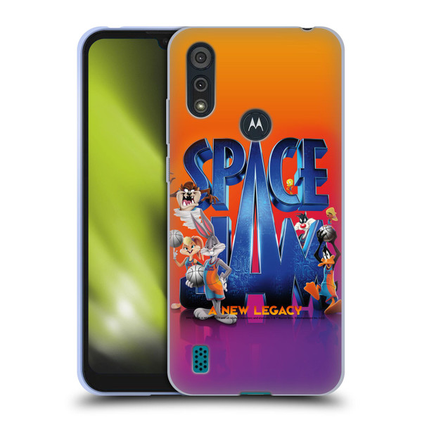 Space Jam: A New Legacy Graphics Poster Soft Gel Case for Motorola Moto E6s (2020)