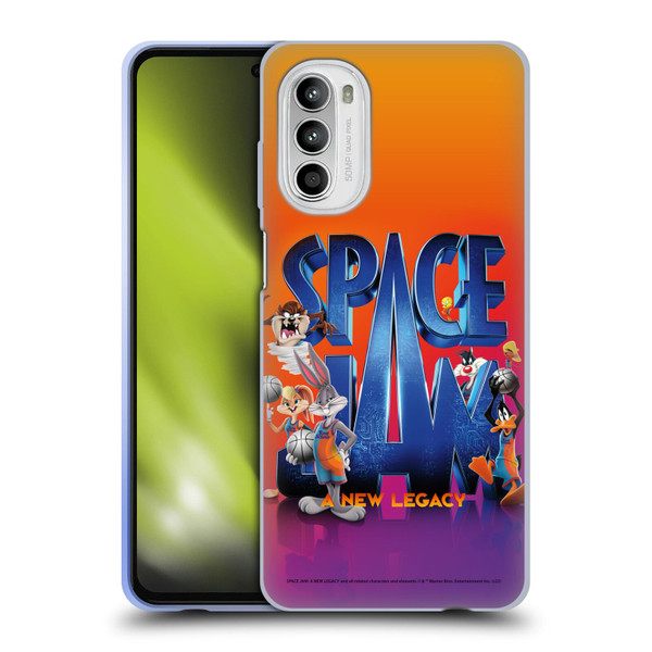 Space Jam: A New Legacy Graphics Poster Soft Gel Case for Motorola Moto G52