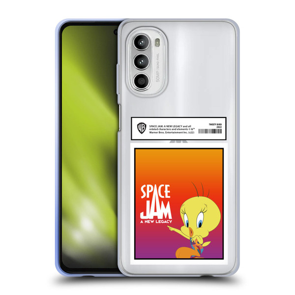 Space Jam: A New Legacy Graphics Tweety Bird Card Soft Gel Case for Motorola Moto G52