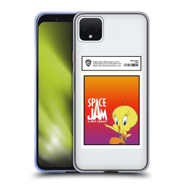 Space Jam: A New Legacy Graphics Tweety Bird Card Soft Gel Case for Google Pixel 4 XL