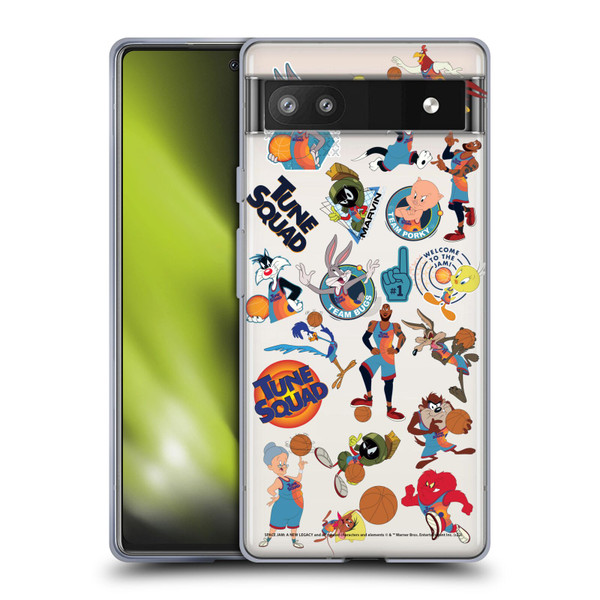 Space Jam: A New Legacy Graphics Squad Soft Gel Case for Google Pixel 6a