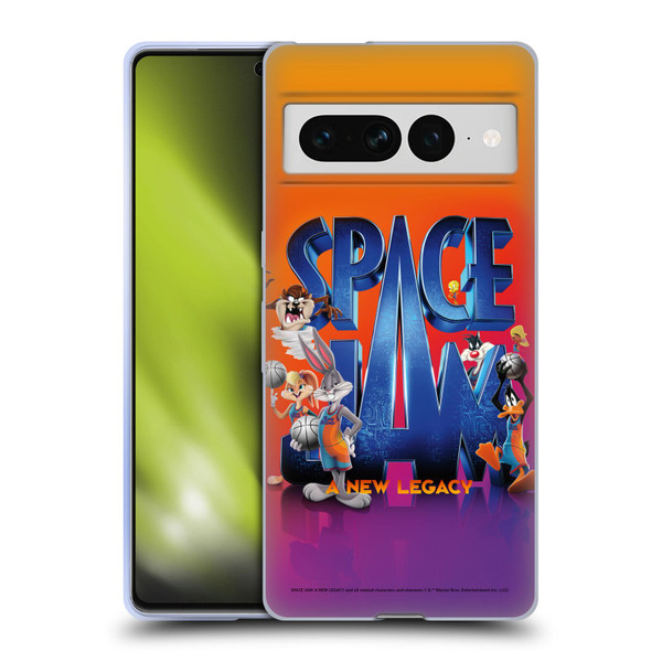 Space Jam: A New Legacy Graphics Poster Soft Gel Case for Google Pixel 7 Pro