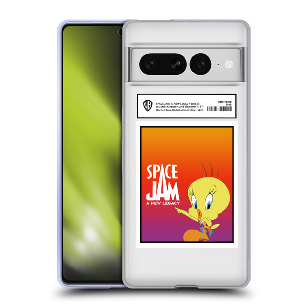 Space Jam: A New Legacy Graphics Tweety Bird Card Soft Gel Case for Google Pixel 7 Pro