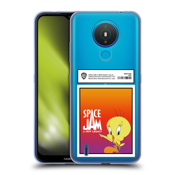 Space Jam: A New Legacy Graphics Tweety Bird Card Soft Gel Case for Nokia 1.4