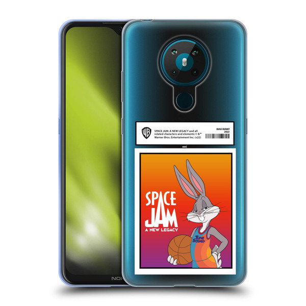 Space Jam: A New Legacy Graphics Bugs Bunny Card Soft Gel Case for Nokia 5.3