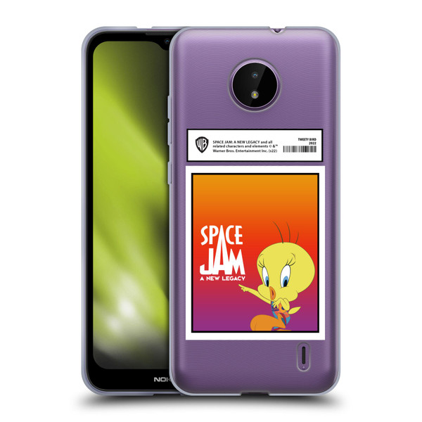 Space Jam: A New Legacy Graphics Tweety Bird Card Soft Gel Case for Nokia C10 / C20