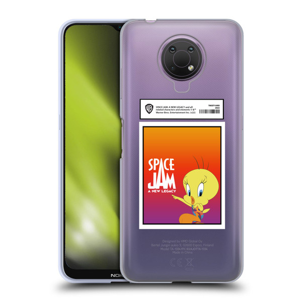 Space Jam: A New Legacy Graphics Tweety Bird Card Soft Gel Case for Nokia G10